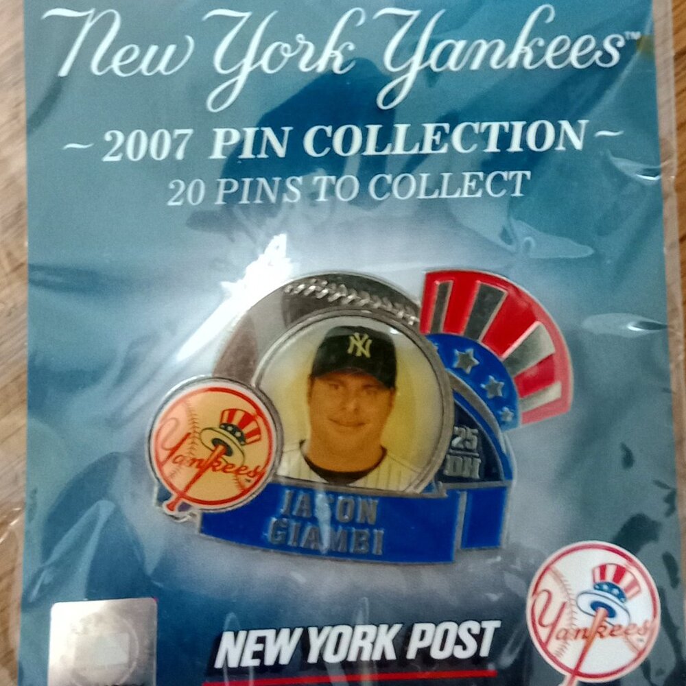 NY Yankees/Jason Giambi/ '07 Pin